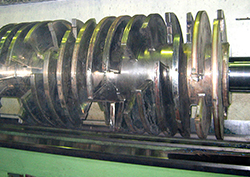 Special roller external machining